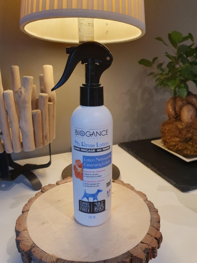 Lotion sans rinçage No rinse lotion chien